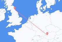Flights from Salzburg, Austria to Newcastle upon Tyne, the United Kingdom