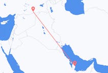 Flyreiser fra Doha, Qatar til Mardin, Tyrkia