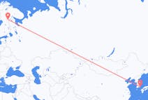 Loty z Busan, Korea Południowa z Kuusamo, Finlandia