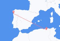 出发地 阿尔及利亚出发地 君士坦丁目的地 西班牙維戈的航班