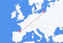 Flyg från Vitoria-Gasteiz, Spanien till Gdańsk, Polen