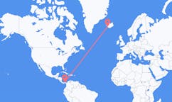 Vols de Panama, le Panama à Reykjavik, Islande