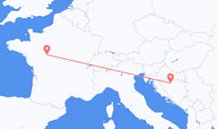 Flyreiser fra Banja Luka, Bosnia-Hercegovina til Tours, Frankrike