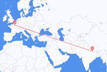 Flyrejser fra Siddharthanagar til Paris