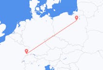 Flights from Basel, Switzerland to Szymany, Szczytno County, Poland