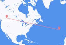 Flights from Calgary, Canada to Santa Maria Island, Portugal