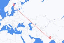 Flights from Ranchi, India to Vaasa, Finland