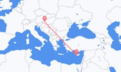 Vluchten van Paphos, Cyprus naar Heviz, Hongarije