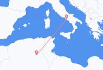 Flyreiser fra Touggourt, Algerie til Napoli, Italia