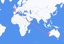 Vluchten van Perth, Australië naar Santander, Spanje