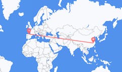 Flüge von Huangshan, China nach Santander, Spanien