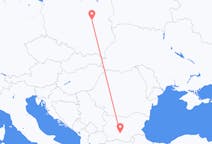 Voli from Plovdiv, Bulgaria to Varsavia, Polonia