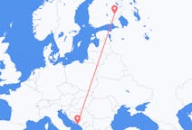 Vluchten van Savonlinna, Finland naar Dubrovnik, Kroatië