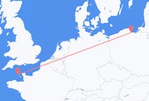 Flyg från St. Peter Port, Guernsey till Gdańsk, Polen