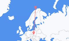 Flights from Hasvik, Norway to Katowice, Poland