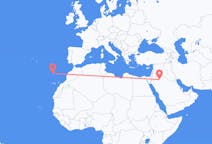 Flyrejser fra Al Jawf Region, Saudi-Arabien til Funchal, Portugal