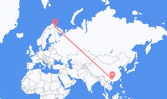Рейсы из Лючжоу, Китай в Киркенес, Норвегия