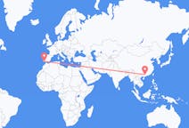 Flyrejser fra Wuzhou, Kina til Faro Distrikt, Portugal
