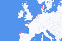 Flights from Santiago De Compostela to Billund