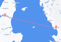 Flights from Halmstad, Sweden to Aalborg, Denmark