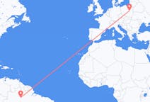 Flyreiser fra Manaus, til Warszawa