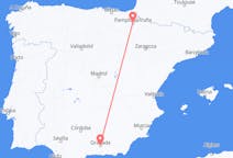 出发地 西班牙潘普洛納目的地 西班牙格拉纳达的航班