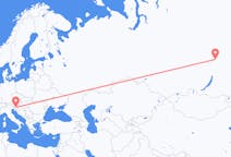 Flights from Vitim, Sakha Republic, Russia to Ljubljana, Slovenia