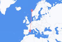 Flights from Volda, Norway to Palma de Mallorca, Spain
