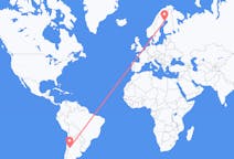 Flights from San Juan, Argentina to Luleå, Sweden