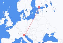 Vluchten van Tallinn, Estland naar Bologna, Italië