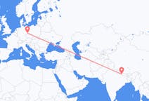 Flug frá Bharatpur, Nepal til Dresden, Þýskalandi