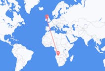 Flyg från Menongue, Angola till Dublin, Irland