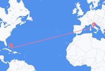 Flights from Deadman’s Cay, the Bahamas to Rome, Italy