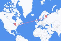 Flyrejser fra Detroit, USA til Sankt Petersborg, Rusland