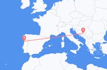 Flyrejser fra Sarajevo til Porto