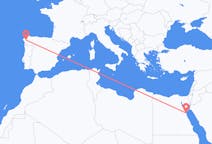 Flyreiser fra Hurghada, til Santiago de Compostela