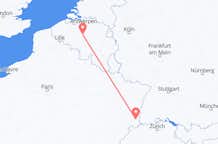 Flyrejser fra Mulhouse til Bruxelles