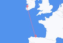 出发地 爱尔兰从 基洛格林目的地 西班牙Santiago del Monte的航班