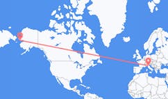 Flyg från Nome, USA till Bologna, Italien
