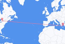 Flyreiser fra Toronto, Canada til Paros, Hellas