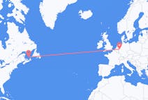 Flyreiser fra Les Îles-de-la-Madeleine, Quebec, Canada til Düsseldorf, Tyskland