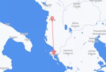 Flyrejser fra Tirana, Albanien til Korfu, Grækenland