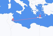 出发地 突尼斯出发地 杰尔巴岛目的地 希腊伊拉克利翁的航班