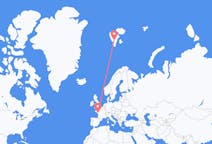 Vols de Nantes vers Svalbard