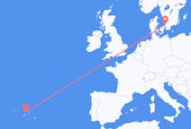 Flights from Graciosa, Portugal to Ängelholm, Sweden