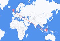 Flüge von Makassar, Indonesien nach Edinburgh, Schottland
