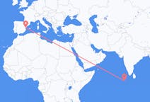 Flyreiser fra Malé, til Castelló de la Plana