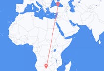 Flyrejser fra Maun, Botswana til Samsun, Tyrkiet