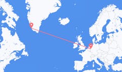 Flyg från Düsseldorf, Tyskland till Paamiut, Grönland