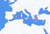 Flights from Astypalaia, Greece to Valencia, Spain